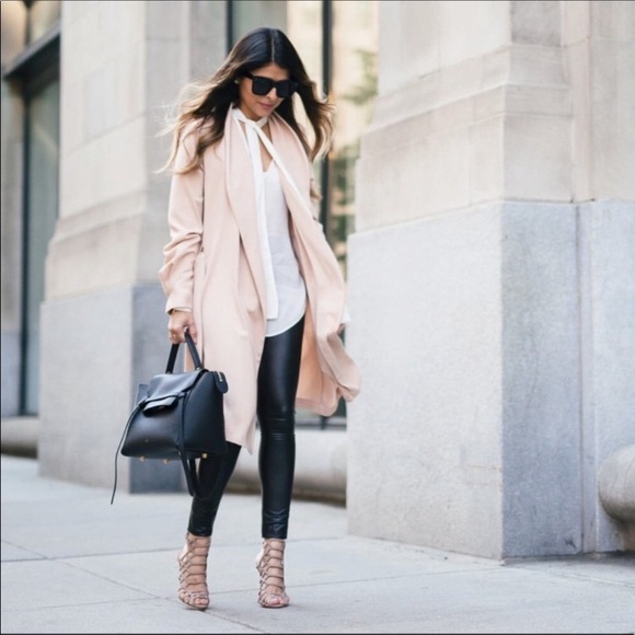 ZARA FAUX LEATHER LEGGINGS - Picture 5 of 9